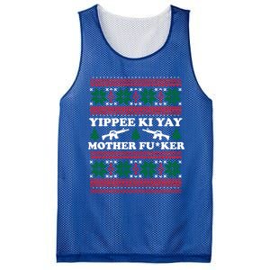 Yippee Yay Mother Fuker Funny Christmas Movie Design Gift Mesh Reversible Basketball Jersey Tank