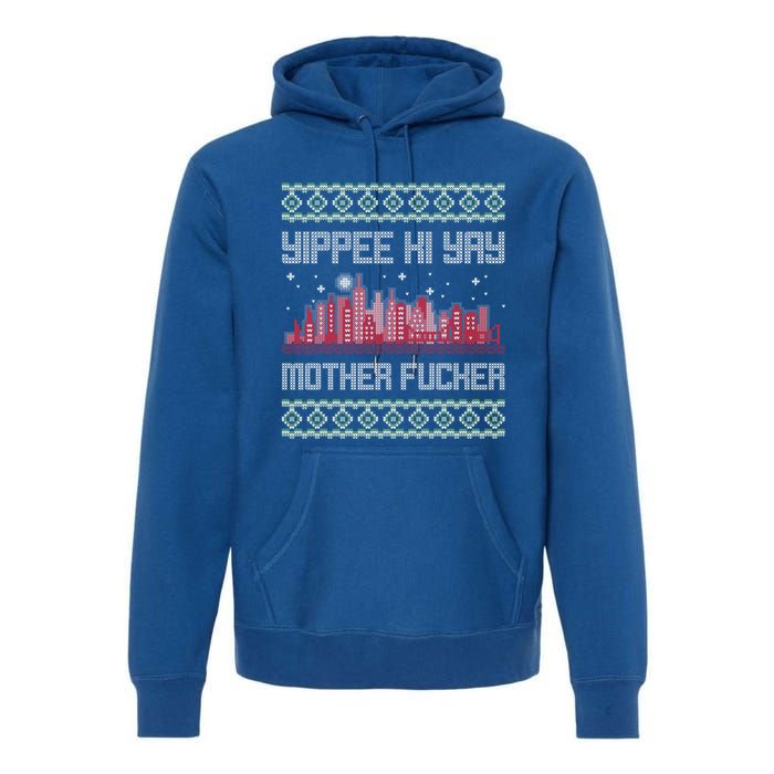 Yippee Yay Mother Fucker Christmas Gift Ugly Cute Sweater Cute Gift Premium Hoodie