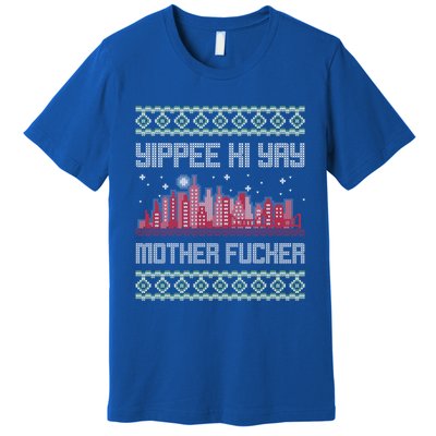 Yippee Yay Mother Fucker Christmas Gift Ugly Cute Sweater Cute Gift Premium T-Shirt