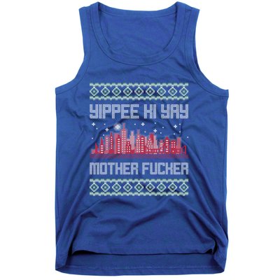 Yippee Yay Mother Fucker Christmas Gift Ugly Cute Sweater Cute Gift Tank Top