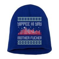 Yippee Yay Mother Fucker Christmas Gift Ugly Cute Sweater Cute Gift Short Acrylic Beanie