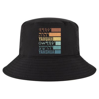 Yahuah Yahshua Names In Paleo Hebrew Cool Comfort Performance Bucket Hat