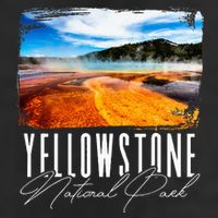 Yellowstone Yellowstone National Park 7 Panel Mesh Trucker Snapback Hat