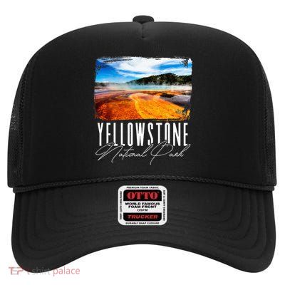 Yellowstone Yellowstone National Park High Crown Mesh Back Trucker Hat