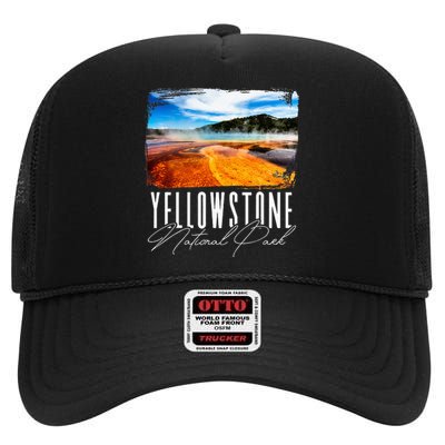 Yellowstone Yellowstone National Park High Crown Mesh Back Trucker Hat