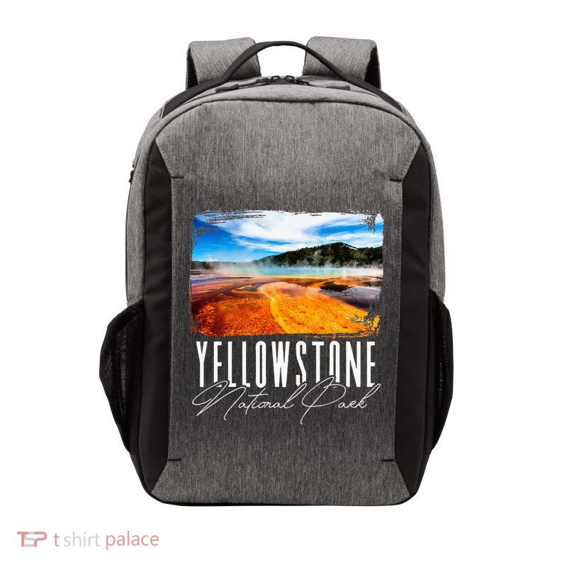 Yellowstone Yellowstone National Park Vector Backpack