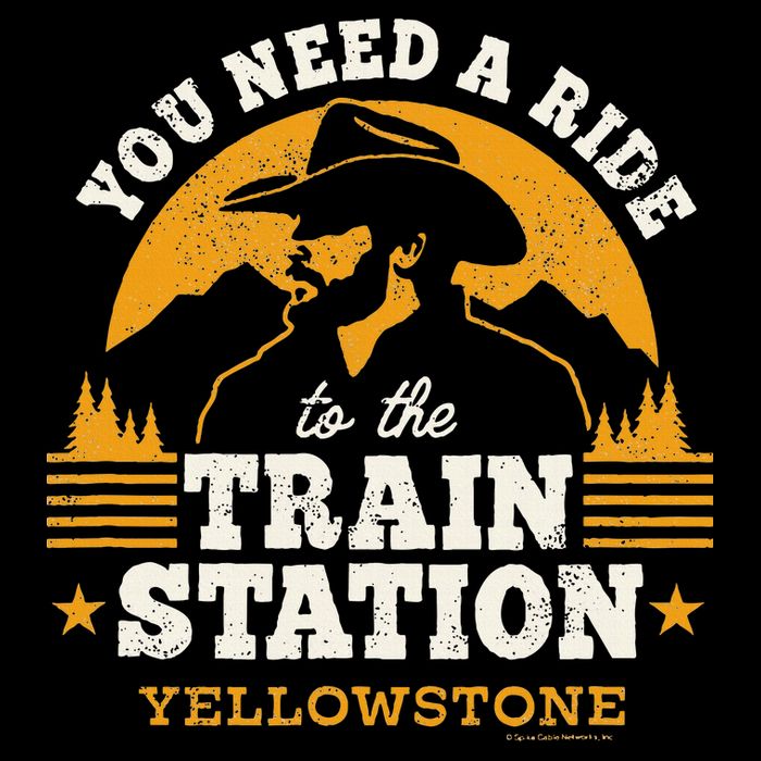 Yellowstone You Need A Ride To The Train Station 16 in Basic Backpack