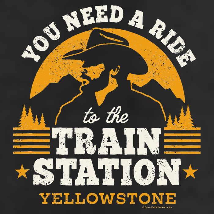Yellowstone You Need A Ride To The Train Station Golf Towel