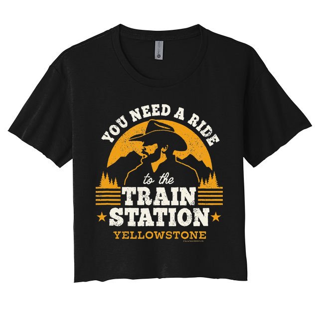 Yellowstone You Need A Ride To The Train Station Crop Top
