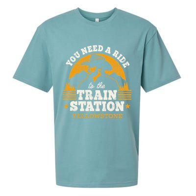 Yellowstone You Need A Ride To The Train Station Sueded Cloud Jersey T-Shirt