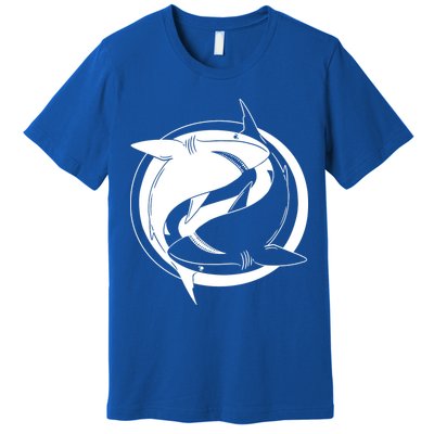 Ying Yang Shark Premium T-Shirt
