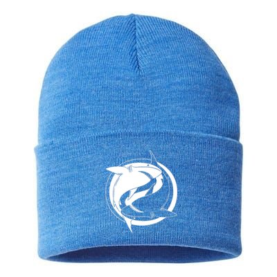 Ying Yang Shark Sustainable Knit Beanie