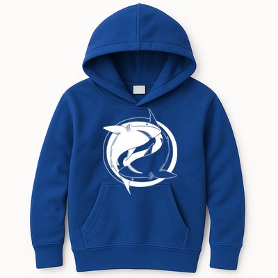 Ying Yang Shark Kids Hoodie
