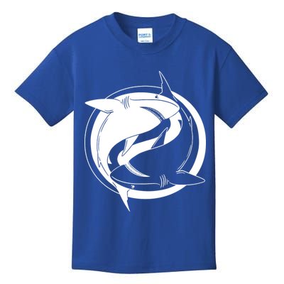 Ying Yang Shark Kids T-Shirt