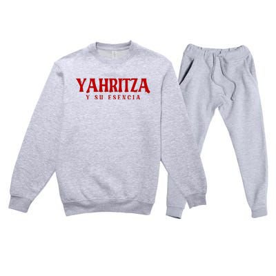 Yahritza Y Su Esencia Mexico Soy El Unico Musica Music Premium Crewneck Sweatsuit Set