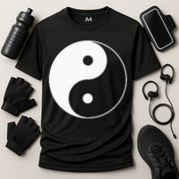 Yin Yang Symbol Taoism Chinese East Asian Philosophy Cooling Performance Crew T-Shirt