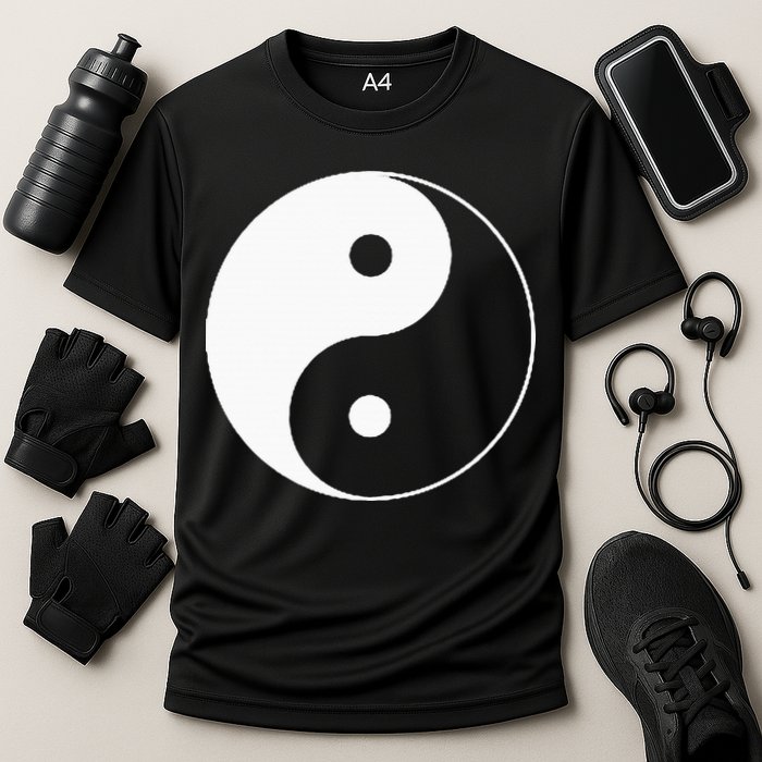 Yin Yang Symbol Taoism Chinese East Asian Philosophy Cooling Performance Crew T-Shirt
