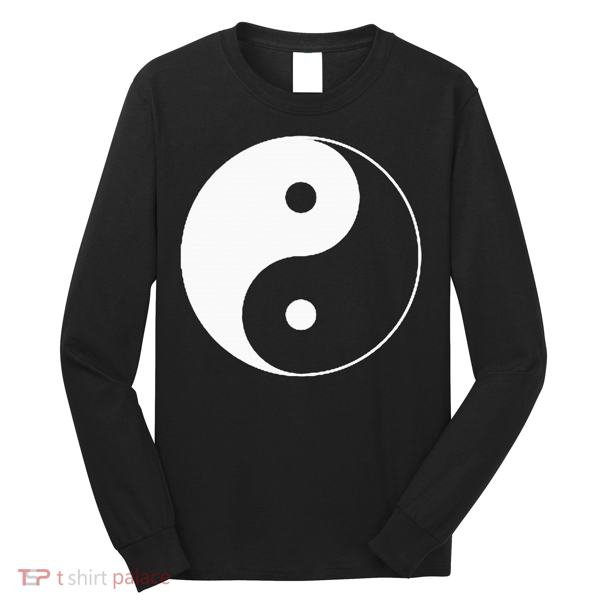 Yin Yang Symbol Taoism Chinese East Asian Philosophy Long Sleeve Shirt