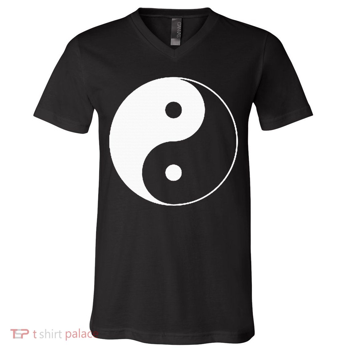 Yin Yang Symbol Taoism Chinese East Asian Philosophy V-Neck T-Shirt