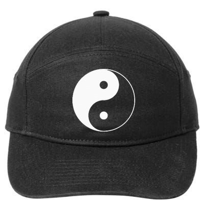 Yin Yang Symbol Taoism Chinese East Asian Philosophy 7-Panel Snapback Hat