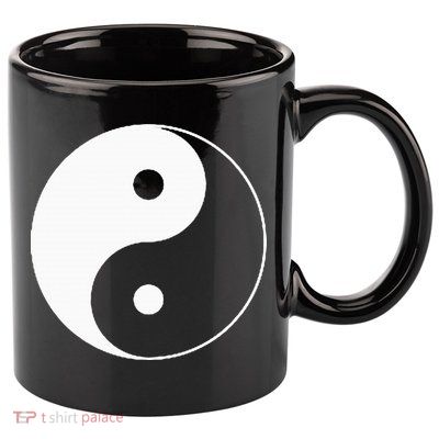 Yin Yang Symbol Taoism Chinese East Asian Philosophy 11oz C Handle Ceramic Mug