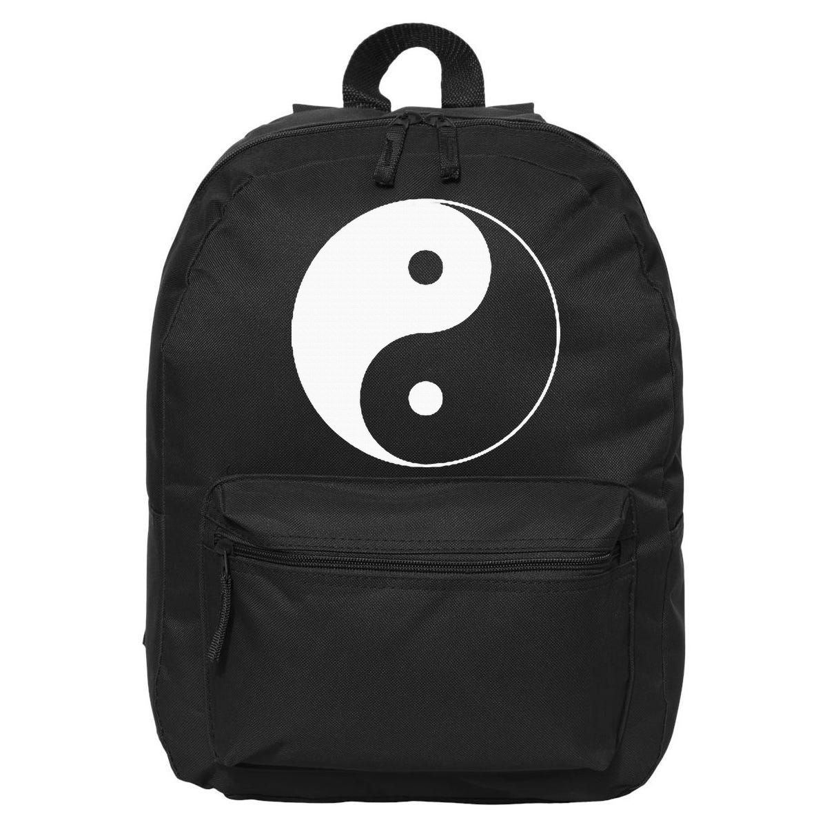 Yin Yang Symbol Taoism Chinese East Asian Philosophy 16 in Basic Backpack