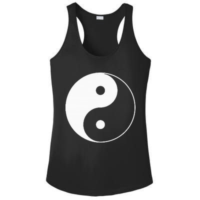 Yin Yang Symbol Taoism Chinese East Asian Philosophy Ladies PosiCharge Competitor Racerback Tank