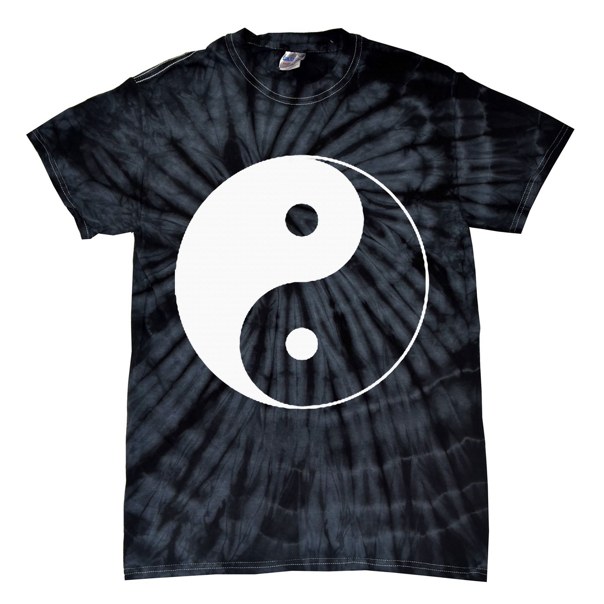 Yin Yang Symbol Taoism Chinese East Asian Philosophy Tie-Dye T-Shirt