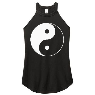 Yin Yang Symbol Taoism Chinese East Asian Philosophy Women's Perfect Tri Rocker Tank
