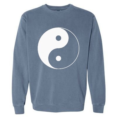 Yin Yang Symbol Taoism Chinese East Asian Philosophy Garment-Dyed Sweatshirt