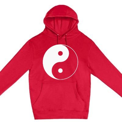 Yin Yang Symbol Taoism Chinese East Asian Philosophy Premium Pullover Hoodie