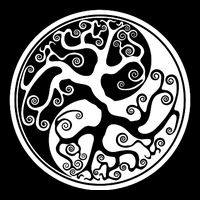 Yin Yang Tree Of Life 16 in Basic Backpack