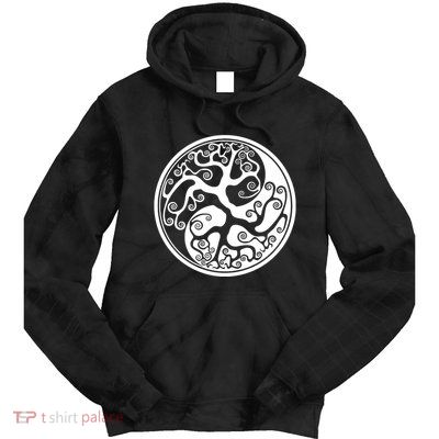 Yin Yang Tree Of Life Tie Dye Hoodie