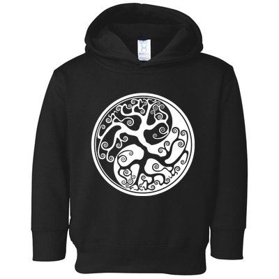 Yin Yang Tree Of Life Toddler Hoodie