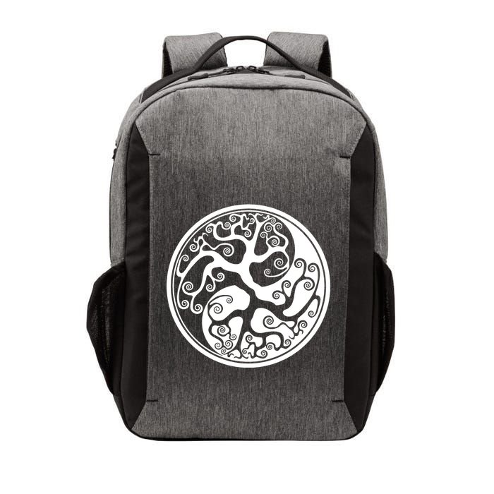 Yin Yang Tree Of Life Vector Backpack