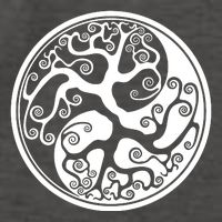 Yin Yang Tree Of Life Vector Backpack