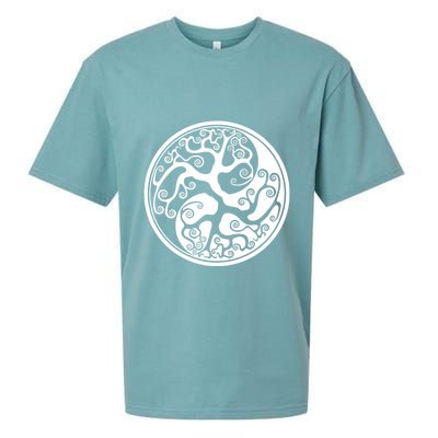 Yin Yang Tree Of Life Sueded Cloud Jersey T-Shirt