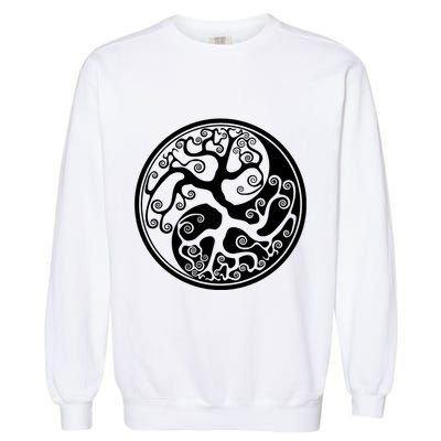 Yin Yang Tree Of Life Garment-Dyed Sweatshirt