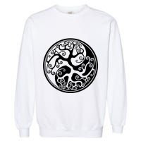 Yin Yang Tree Of Life Garment-Dyed Sweatshirt