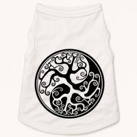 Yin Yang Tree Of Life Doggie Tank