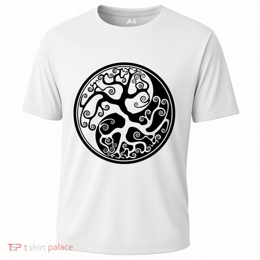 Yin Yang Tree Of Life Performance Shirt