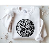 Yin Yang Tree Of Life Sweatshirt