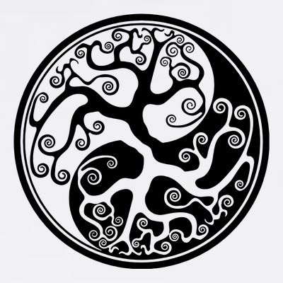 Yin Yang Tree Of Life T-Shirt
