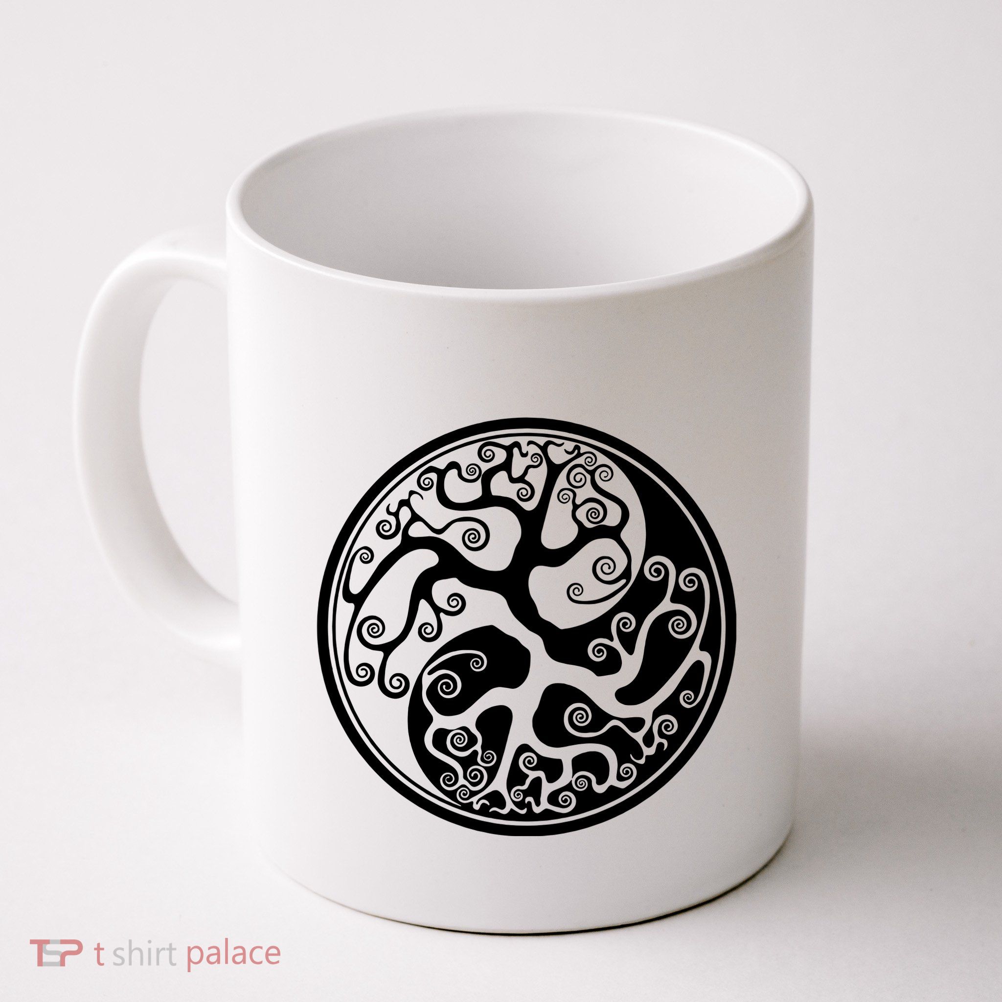 Yin Yang Tree Of Life Mug