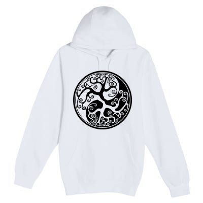 Yin Yang Tree Of Life Premium Pullover Hoodie