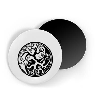 Yin Yang Tree Of Life Magnet