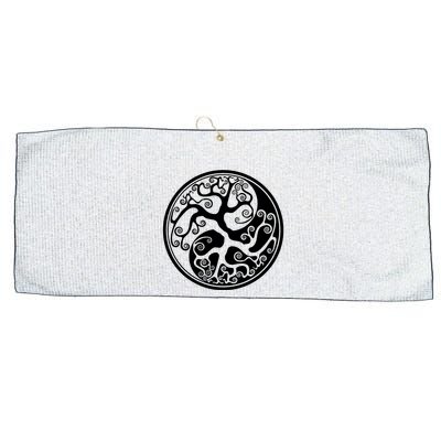 Yin Yang Tree Of Life Large Microfiber Waffle Golf Towel