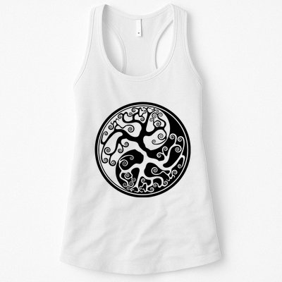 Yin Yang Tree Of Life Womens Tank Top