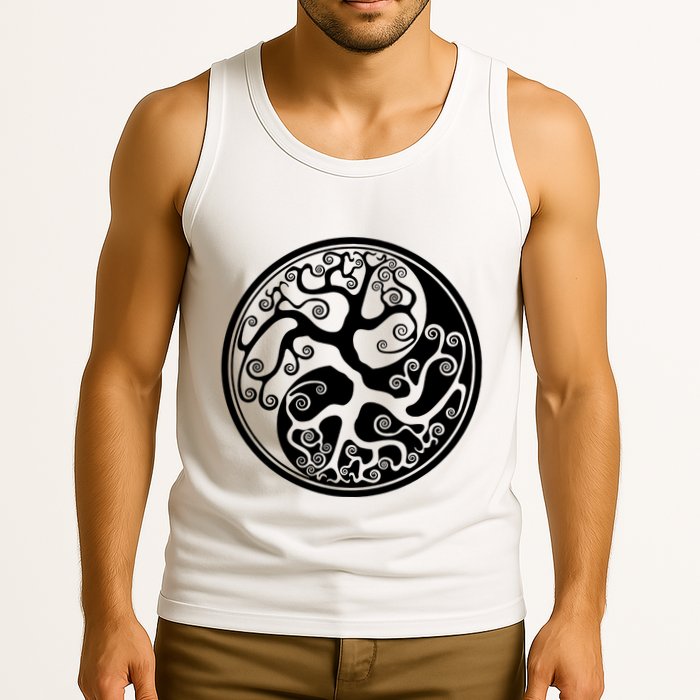 Yin Yang Tree Of Life Tank Top