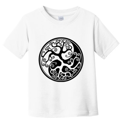 Yin Yang Tree Of Life Toddler T-Shirt